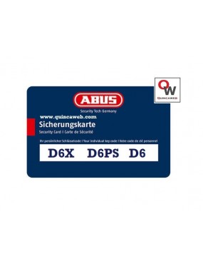 copie de cle suivant carte Abus