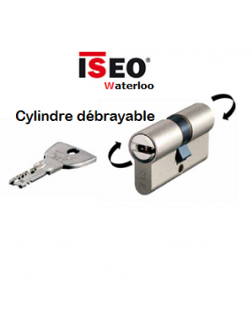 option débrayable sur Cylindre ISEO R9+