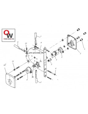 eclaté de la serrure multlock