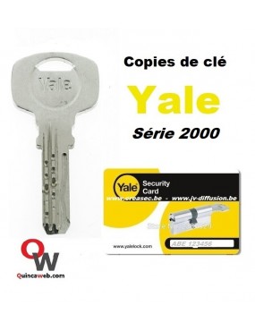Copie de clé Yale série 2000