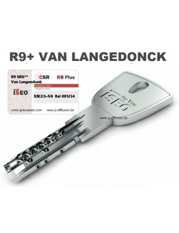 copie clé R9 Van Langendonck