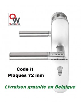Code It plaque longue 72mm