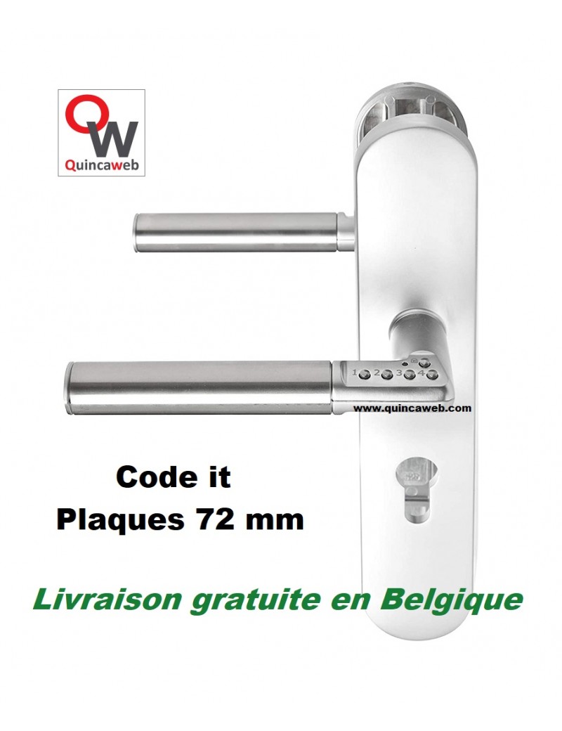 Poignée de porte Code-It Mul-T-Lock avec code électronique intégré