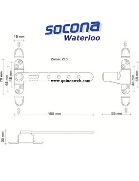 mesures entrebailleur socona