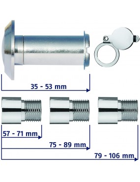 Bloque porte de meuble Abus JC1100