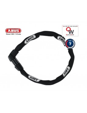 Abus Trésor 1385 Black 110mm