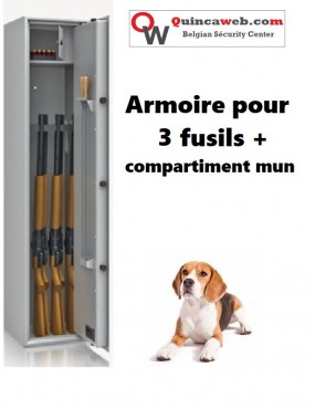 Armoire pour 3 fusils