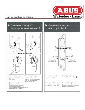 mesurer un cylindre Abus D6