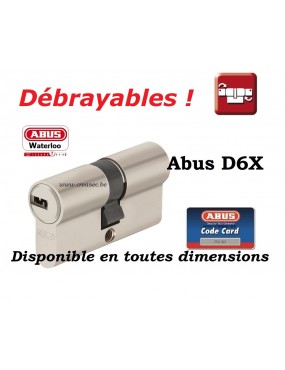 Cylindre Abus D6X 35-55 mm