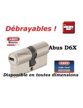 Cylindre Abus D6X 35-60 mm