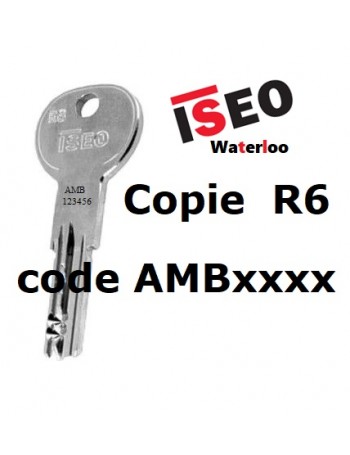 copie clé ISEO R6
