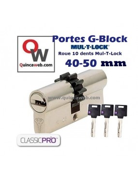 cylindre de remplacement pour porte g block