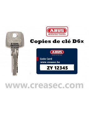 copie immediate de clé abus D6