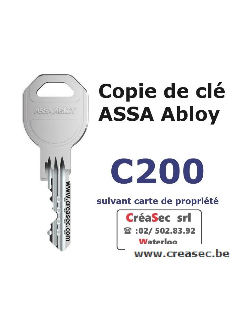 copie de clé Abloy C200