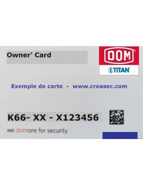 carte pour refaire cle Titan