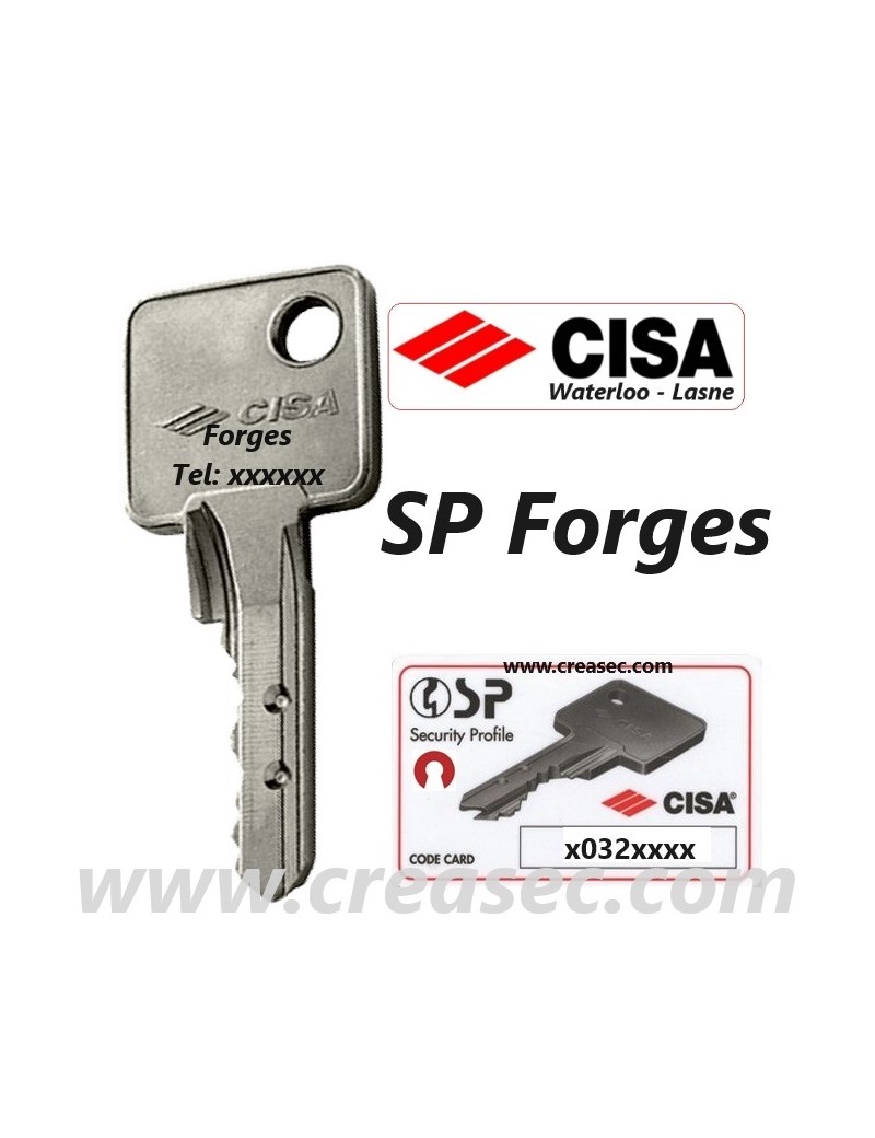 copie de clé cisa de chez Forges