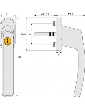 mesures poignées a clés abus
