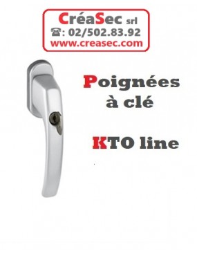 Poignées a clé KTO blanches ou brunes