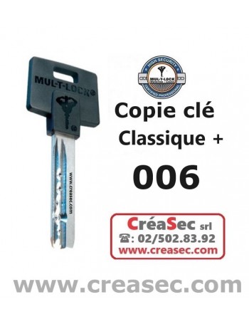 Faire clé Mul-T-Lock 006