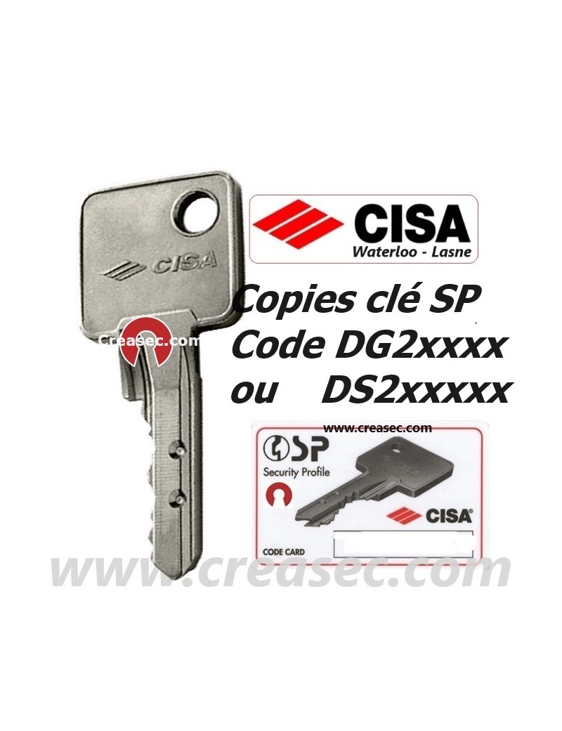 Faire une clé CISA SP Faire une clé CISA SP