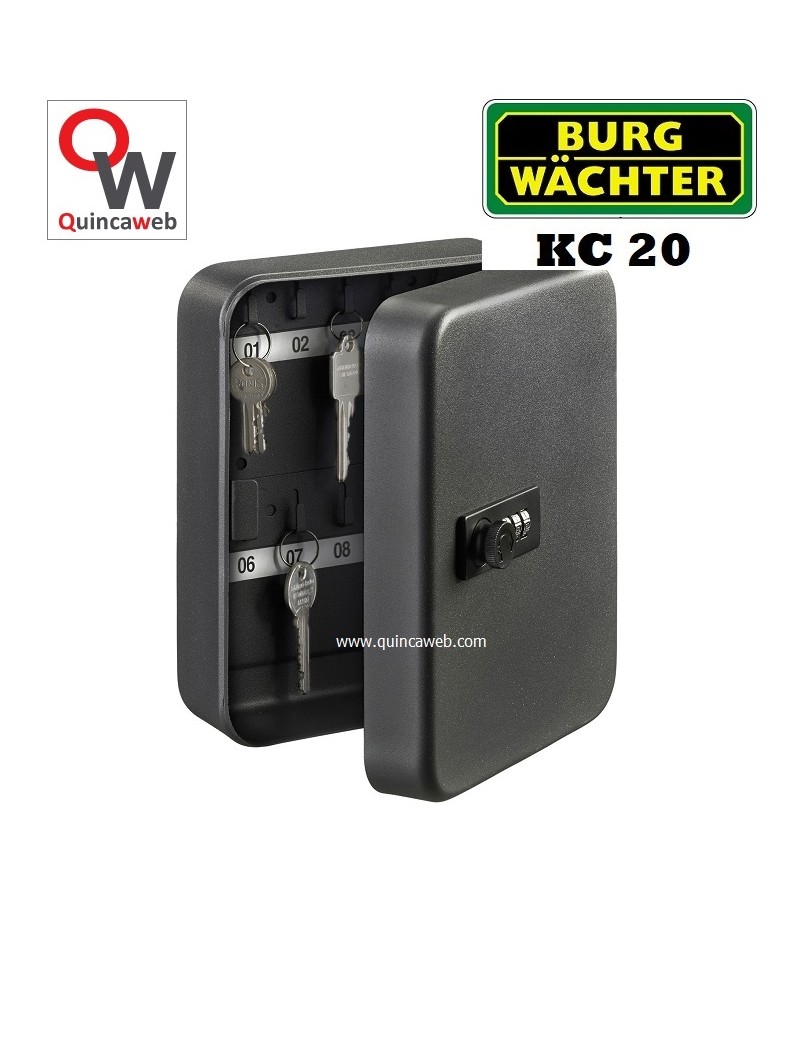 Boite à clés 80 mm - Serrure à code BURG WACHTER Key Safe 50