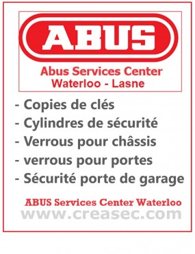 revendeur agréé ABUS cylindres et clés