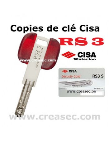 Refaire une cle Cisa RS3