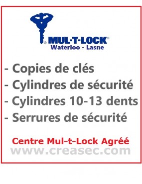 Mul-t-lock center agréé depuis 40 ans