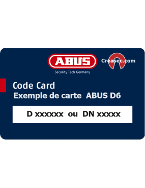 copie clé ABUS D6 - D66 - D10
