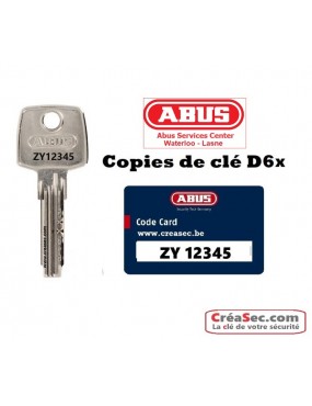 commander une clé ABUS D6
