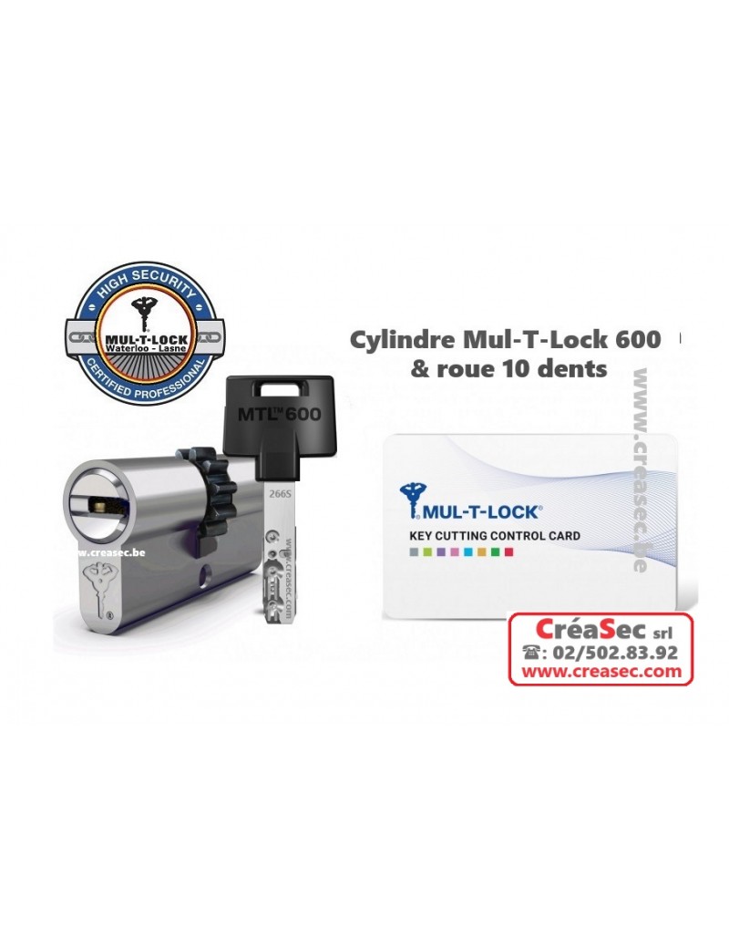 cylindre roue 10 dents mul-t-lock