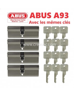 Cylindres débrayables même clé