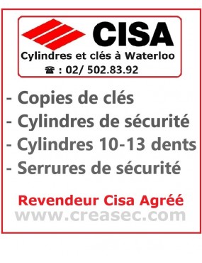 Copies et doubles de clés CISA