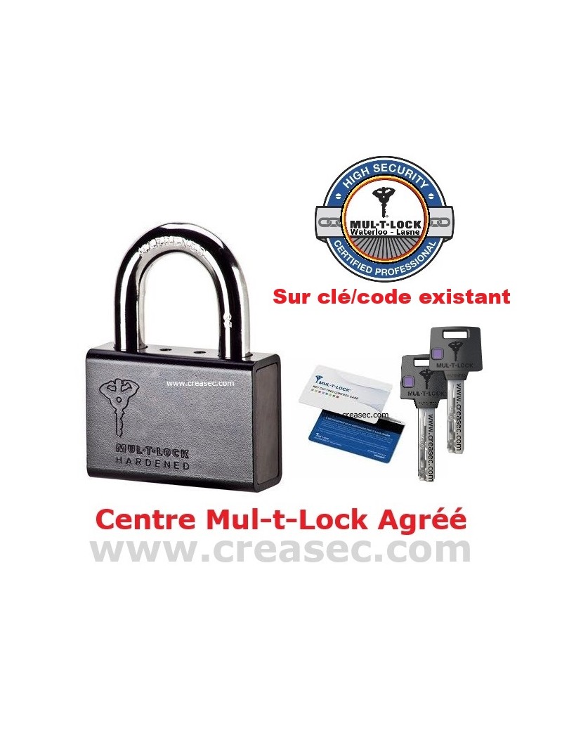 cadenas multlock sur clé existante