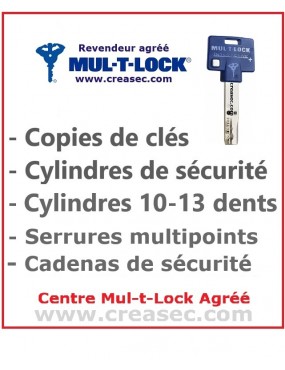 copies de clés Multlock dans votre Mul-t-Lock center