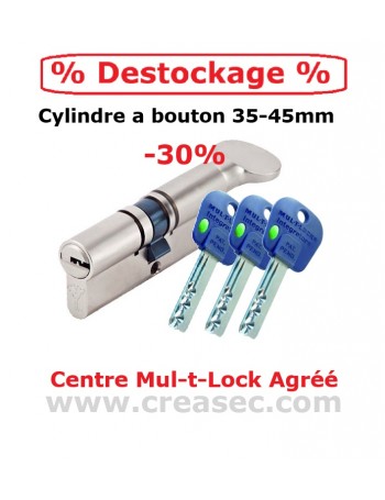 Cylindre a bouton MULTLOCK en promo
