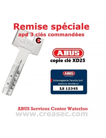 promotion clé ABUS XD25 Brico