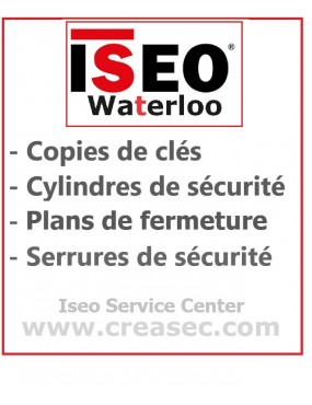 revendeur iseo cylindres et clés