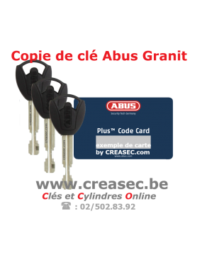 Prix copie cle abus Granit X Plus