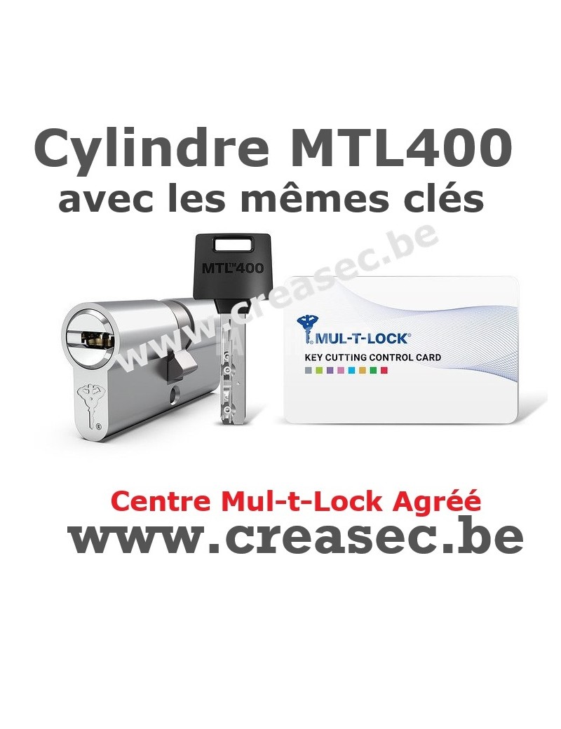 Barillet MTL400 a même clé