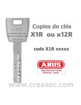 Copies de clés ABUS X1R ou...