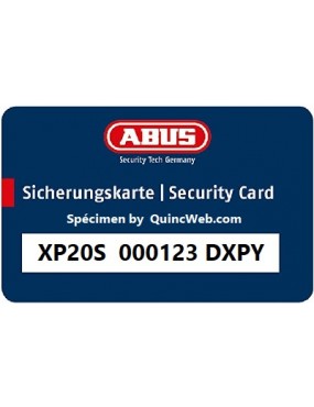 copie sur carte abus XP20