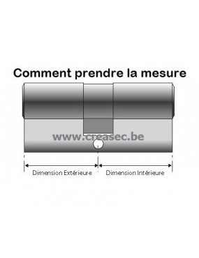 prendre mesures cylindre quincaweb