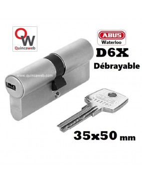 Cylindre Abus D6X 35-50 mm