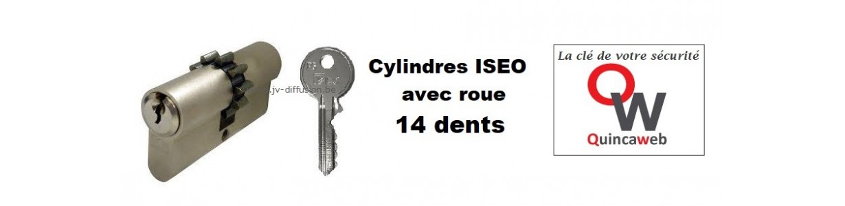Cylindre avec roue de 14 dents
